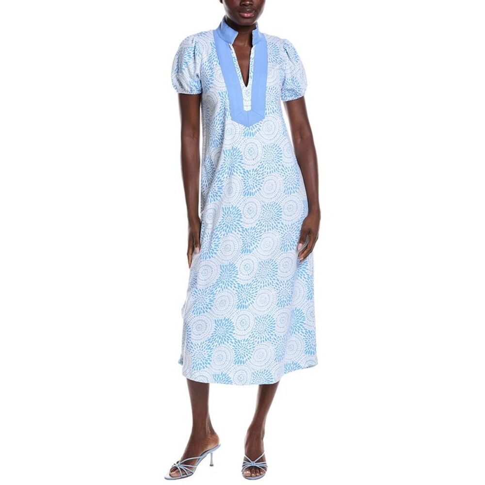 Sail To Sable Womens  Short Sleeve Maxi Tunic